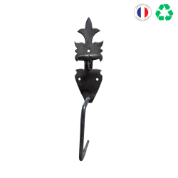 Matériaux d'antan: LOQUET POUCIER FLEUR DE LYS H22,5