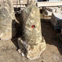 Materials of yesteryear: STONE BOLLARD