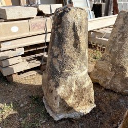 Materials of yesteryear: STONE BOLLARD