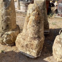 Materials of yesteryear: STONE BOLLARD
